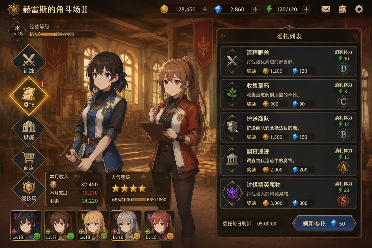 赫雷斯的角斗场Ⅱ 支线内容 画面 5